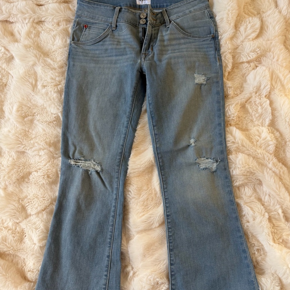 Hudson Jeans Light Blue Flare Denim